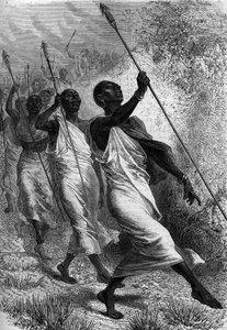 Kabba Righe (Pohjois-Righe), Ounyoron kuningas (Afrikassa) ja hänen jatko-osa. Kaiverrus "" Nuorten päiväkirjaan"" tekijältä Unknown artist