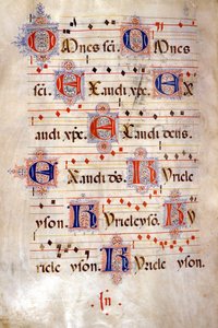 Kyrie Crescenzago-kuorosta, 1400-luvun loppu. Bibioteca di Sant