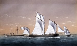 Universaali laivasto - elokuvassa "Marines circa 1850", A.D. tekijältä Unknown artist