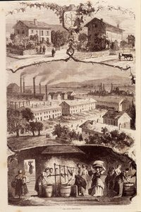 Labour lainaa Ranskassa 1800-luvulla. tekijältä Unknown artist