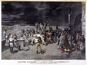 Les pelastajat: 7. maalaus näytelmästä "Maître d