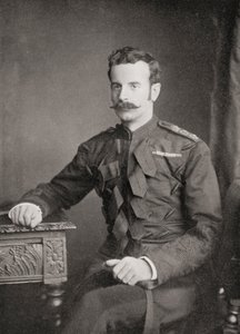 Kenraaliluutnantti Douglas Mackinnon Baillie Hamilton Cochrane, Dundonaldin 12. jaarli, Louis Creswicken kirjasta South Africa and the Transvaal War, pub. 1900 tekijältä Unknown