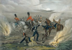 ?Elämä leirillä ennen Sebastopolia. Nro 4 Keskiyön herätys?, 1854 noin tekijältä Unknown