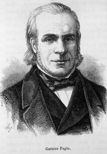 Louis Antoine Garnier Pagès (Garnier-Pages) (1803-1878), ranskalainen poliitikko. -kaiverrus tekijältä Unknown artist