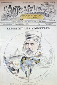 Lépine ja Mouckères - julkaisussa "Auto-Vélo"" 12.12.1897, Bibl.de la ville de Paris. tekijältä Unknown artist