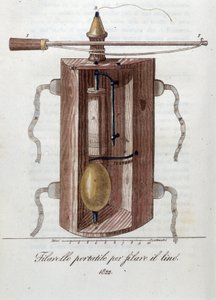 Kone pellavan kehruuun. Levy peräisin "" Journal of Agriculture, Arts and Technikot "" (Revue d
