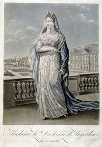 Madame Angoulemen herttuatar (Marie Therese tai Madame Royale tekijältä Unknown artist