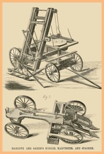 Manlove - Vihannesten puimuri, sadonkorjuukone - pinoaja tekijältä Unknown Artist