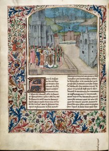 Edward II:n avioliitto Ranskan Isabellan kanssa tekijältä Unknown artist