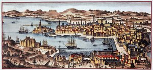 Marseille vuonna 1680 - B.N. tekijältä Unknown artist