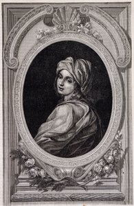 Paavi Jeannen medaljonkimuotokuva Maurice Lachatren teoksessa "Histoire des Popes" tekijältä Unknown artist