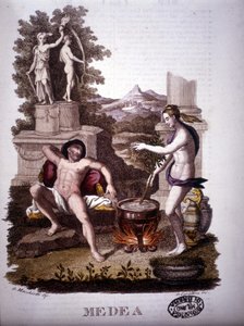 Medea - mytologisessa sanakirjassa tekijältä Unknown artist