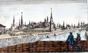 Moskova, Moskova. Kaiverrus tekijältä Unknown artist