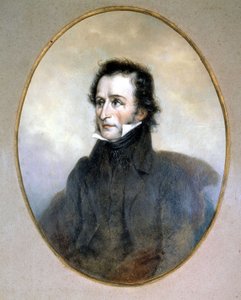 Niccolo Paganini (1782-1840). Vesiväri. Scala-museo, Milano. tekijältä Unknown artist