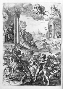 Ovidius (Ovidius) - kuvitus kirjalle 15 - (P. Ovidian Metamorphoses of the Night tekijältä Unknown artist