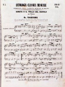 Tartinin Paholaisen trillisonaatin musiikkimusiikkisivu tekijältä Unknown artist