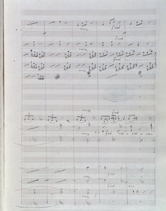 Sivu nuotteja Waverley-opus 1:lle, Hector Berliozin alkusoitto tekijältä Unknown artist