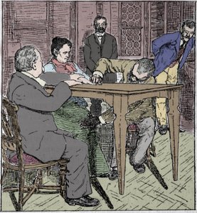 Paranormaalit ilmiöt: kokemus pöydän nostamisesta Milanossa vuonna 1892 meedion Eusapia Paladinon ja Cesare Lombroson (1835-1909) ja Charles Richetin (1835-1909) läsnäollessa. tekijältä Unknown artist