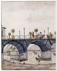 Pariisi: Taiteiden silta, 1800-luvulla tekijältä Unknown artist
