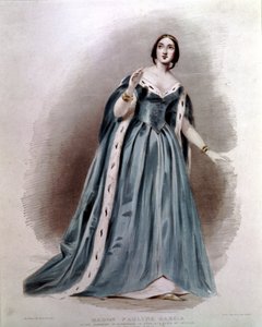 Pauline Viardot - Garcìa (1821-1910), ranskalainen laulaja. Desdemonan roolissa. Gioacchino Rossinin Otello. tekijältä Unknown artist