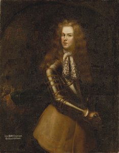 Philippe Christophe Comte de Kœnigsmark, Hannoverin hovin ratsuväen upseeri - Muotokuva kreivi Philipp Christoph von Koenigsmarckista (1665-1694), Anonyymi. Öljy kankaalle. Koko: 150,5 x 121 cm. Tukholman kansallismuseo tekijältä Unknown artist