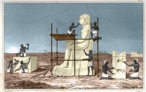 Levy perustuu Rosellinin (Rossellini) työhön, italialainen matkailija, joka seurasi Jean Francois (Jean-Francois) Champollionia Egyptiin. Kaiverrus kirjasta Atlas of Rollin