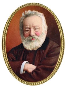 Ranskalaisen kirjailijan Victor Hugon muotokuva - Ranskalaisen kirjailijan Victor Hugon (1802 - 1885) muotokuva - 1800-luvun lopun kromolitografia. tekijältä Unknown artist