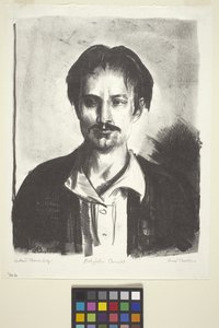 John Carrollin muotokuva (muste) tekijältä Unknown artist