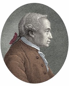 Muotokuva (Immanuel) Emmanuel KantKantista (1724 - 1804) saksalaisesta filosofista tekijältä Unknown artist