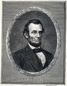 Muotokuva Abraham Lincolnista (1809¿1865), Amerikan yhdysvaltojen presidentistä tekijältä Unknown artist