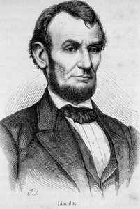 Muotokuva Abraham Lincolnista (1809 - 1865), 16. Yhdysvaltain presidentti (1861 - 1865) tekijältä Unknown artist