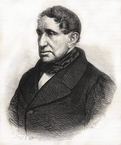 Achille Léoncen muotokuva Victor Charles de Broglie (1785 - 1870), Broglien herttua. Kaiverrus 1800-luvulta. tekijältä Unknown artist