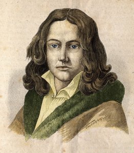 Muotokuva Adelbert de Chamissosta (1781 - 1838) - elokuvassa "Les Contemporains", n.d. 1800-luvun lopulla. tekijältä Unknown artist