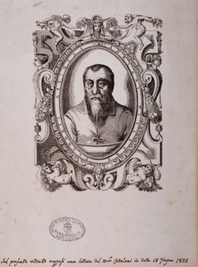 Adrian Willaertin muotokuva (puupiirros) tekijältä Unknown artist