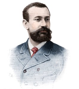 Muotokuva Albert I Grimaldista (Albert Honore Charles) (1848-1922), Monacon prinssistä (1889-1922) elokuvassa The Illustrious World, 21. syyskuuta tekijältä Unknown artist