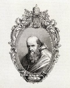 Muotokuva Alessandro Farnesesta, Paavali III:sta (1468 - 1549) paavista 1534 - 1549. tekijältä Unknown artist