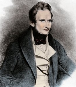 Alfred de Vignyn muotokuva - Runoilija Alfred de Vignyn (1797-1863) muotokuva - tekijältä Unknown artist