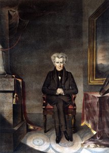 Muotokuva Andrew Jacksonista (1767 - 1845), yhdysvaltalainen valtiomies. tekijältä Unknown artist