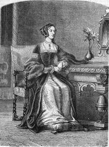 Anne de Boleynin muotokuva (Anna tai Ann Bolin ja Anne Bullen tekijältä Unknown artist