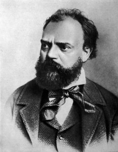 Anton (Antonin) Dvorakin (1841 - 1904), tšekkiläisen säveltäjän muotokuva. tekijältä Unknown artist