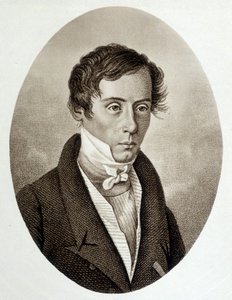 Augustin Fresnelin (1788-1827), ranskalaisen fyysikon muotokuva. tekijältä Unknown artist