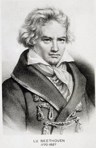 Beethovenin muotokuva (1770 - 1827). tekijältä Unknown artist