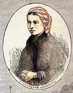 Bernadette Soubirousin (1844-1879) muotokuva. tekijältä Unknown artist