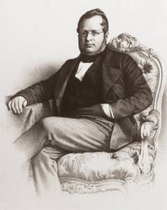 Camillo Benson Cavourin kreivi (1810 - 1861) muotokuva - Camillo Benson, Earl of Cavourin (1810-1861) muotokuva. tekijältä Unknown artist