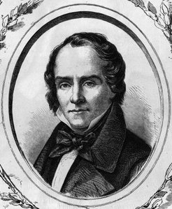 Casimir Delavignen, ranskalaisen runoilijan ja näytelmäkirjailijan (1793 - 1843) muotokuva, kaiverrus vuodelta 1866. tekijältä Unknown artist