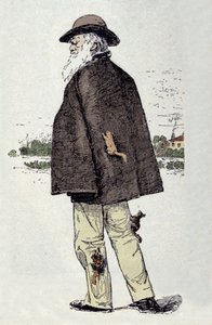 Muotokuva Charles Darwinista (1809-1882) leikkimässä oravien kanssa. tekijältä Unknown artist