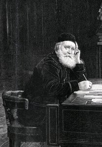 Ranskalaisen säveltäjän Charles Gounodin (1818-1893) muotokuva. tekijältä Unknown artist
