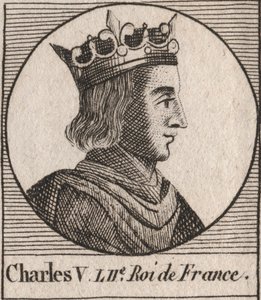 Muotokuva Kaarle V viisasta (1338 - 1380) - Kaarle V viisas tai Kaarle V viisas, Ranskan kuningas Valois