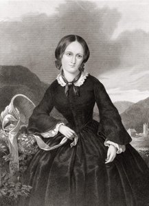 Charlotte Bronten (1816 - 1855), runoilijan ja kirjailijan muotokuva. tekijältä Unknown artist