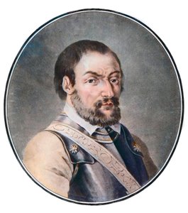 Muotokuva Chevalier de Bayardista (Pierre Terrail, Bayardin seigneur) (1475-1524), ranskalainen sotilas. tekijältä Unknown artist
